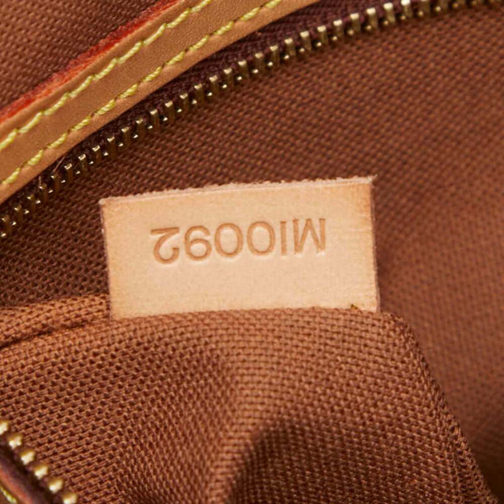 LOUIS VUITTON Authentic Brown Monogram Leather Mini Looping Shoulder Bag - Picture 12 of 12